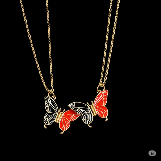 Butterfly Friendship Necklace