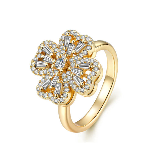 Flower Spinner Ring
